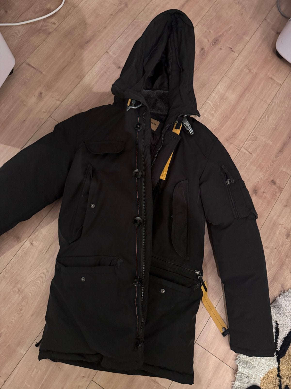 Parajumpers Gobi Winterjas Zwart - Maat S, Ophalen of Verzenden, Zo goed als nieuw, Maat 46 (S) of kleiner, Zwart