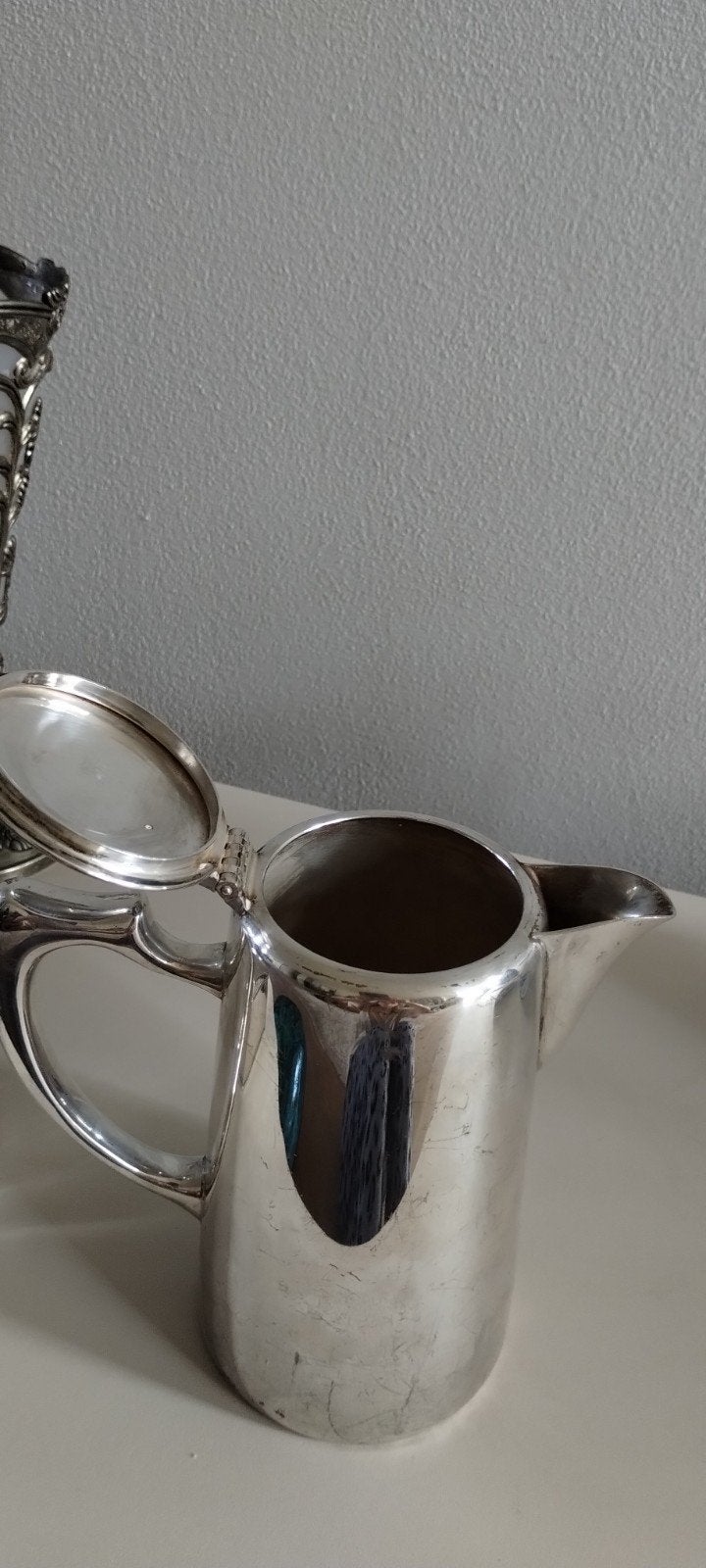 Vintage koffiepot van Elkington, verzilverd,, Antiek en Kunst, Ophalen of Verzenden
