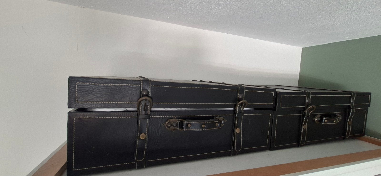 2 mooie zwarte koffers(2 voor 35), Huis en Inrichting, Ophalen, 50 tot 100 cm, Minder dan 50 cm
