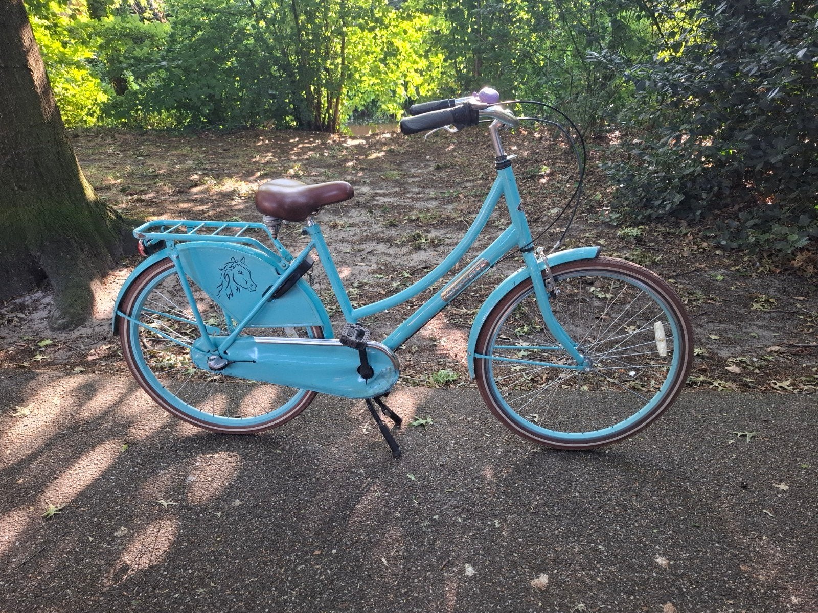 26 inch meisjes fiets, Fietsen en Brommers, Fietsen | Meisjes, Gebruikt, Velgrem, Handrem, Popal