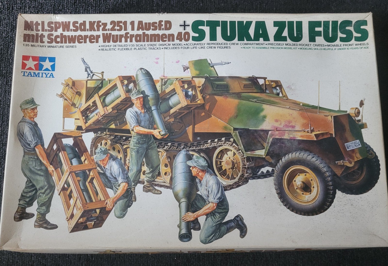 Tamiya Stuka Zu Fuss modelbouw kit - Nieuw in doos, Tank, 1:32 tot 1:50, Nieuw, Ophalen of Verzenden