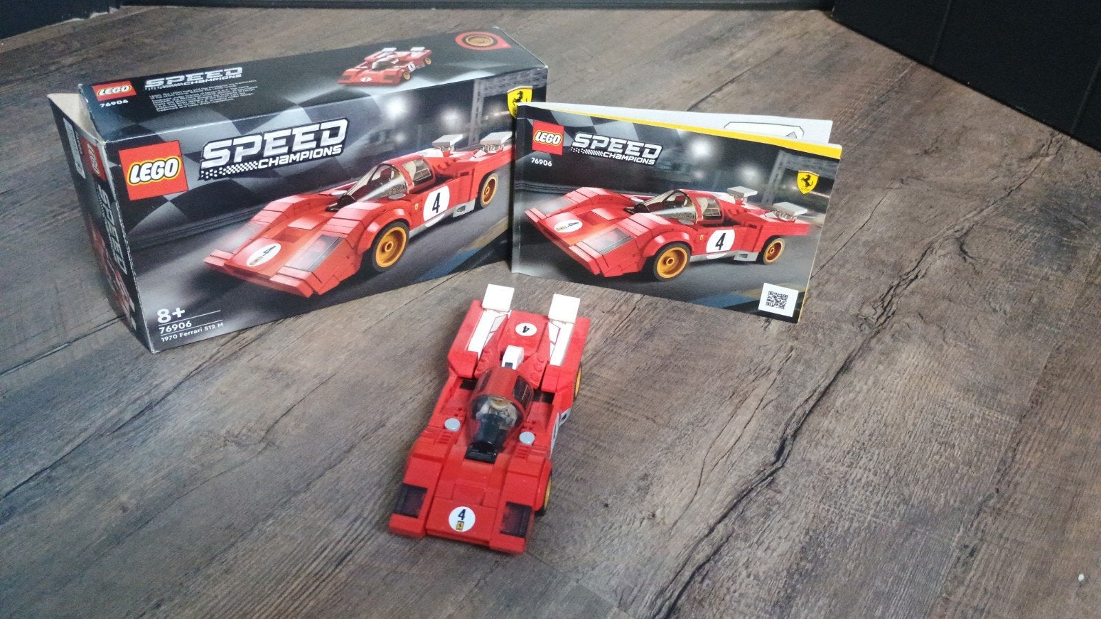 LEGO Speed Champions Ferrari 512 M (76906) - 1970, Ophalen of Verzenden, Zo goed als nieuw