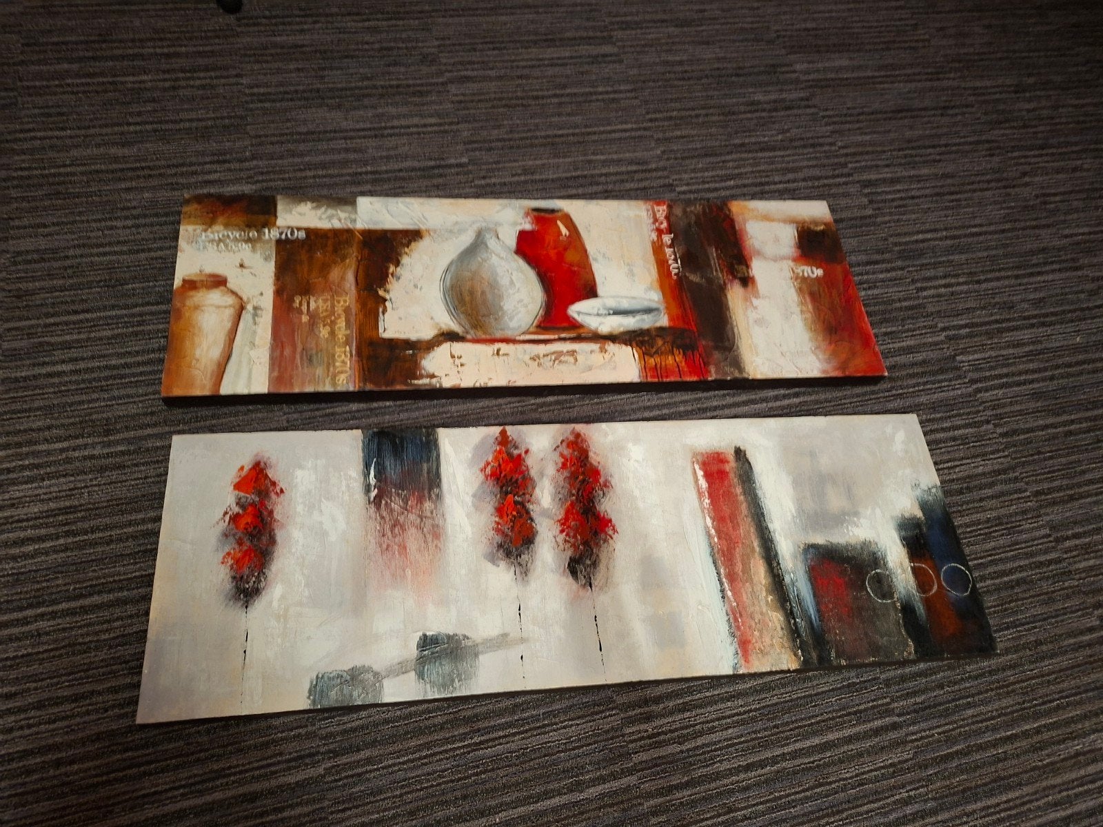Cobra Art Company Schilderijen - Set van 2, Antiek en Kunst, Ophalen of Verzenden