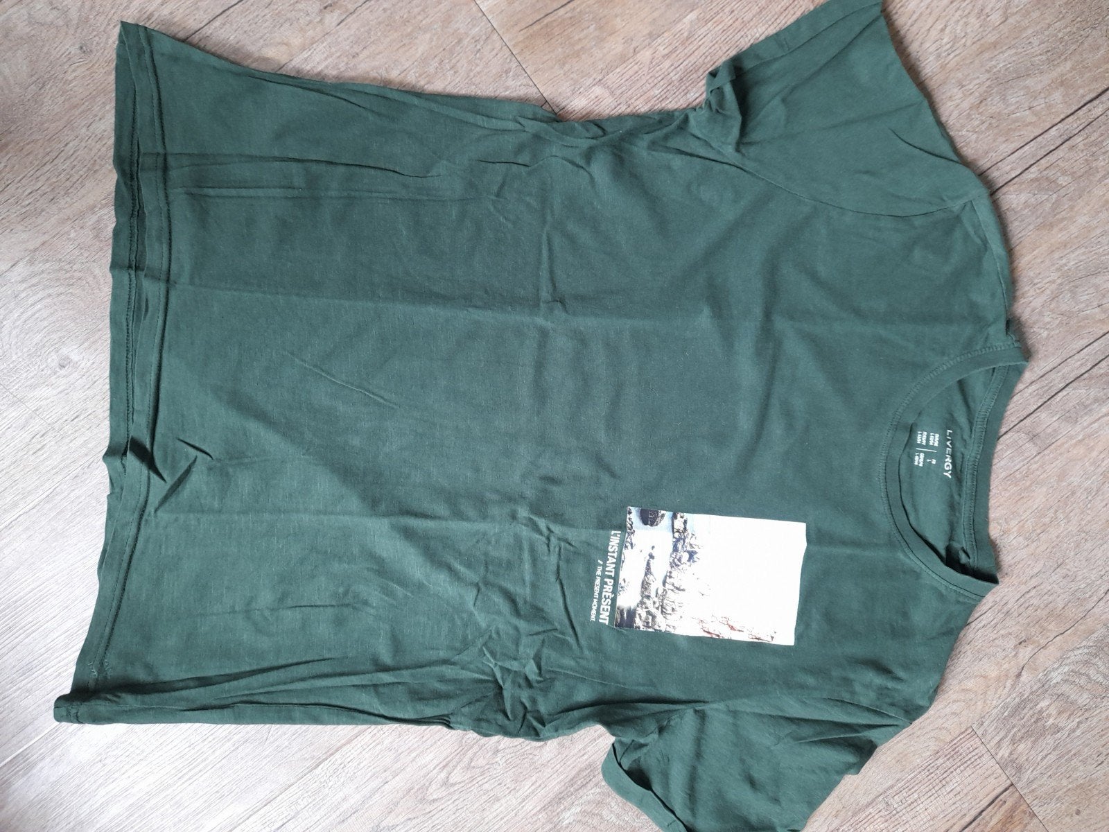 Livergy T-shirt Groen Maat L, Kleding | Heren, T-shirts, Maat 52/54 (L), Ophalen of Verzenden, Zo goed als nieuw, LIVERGY