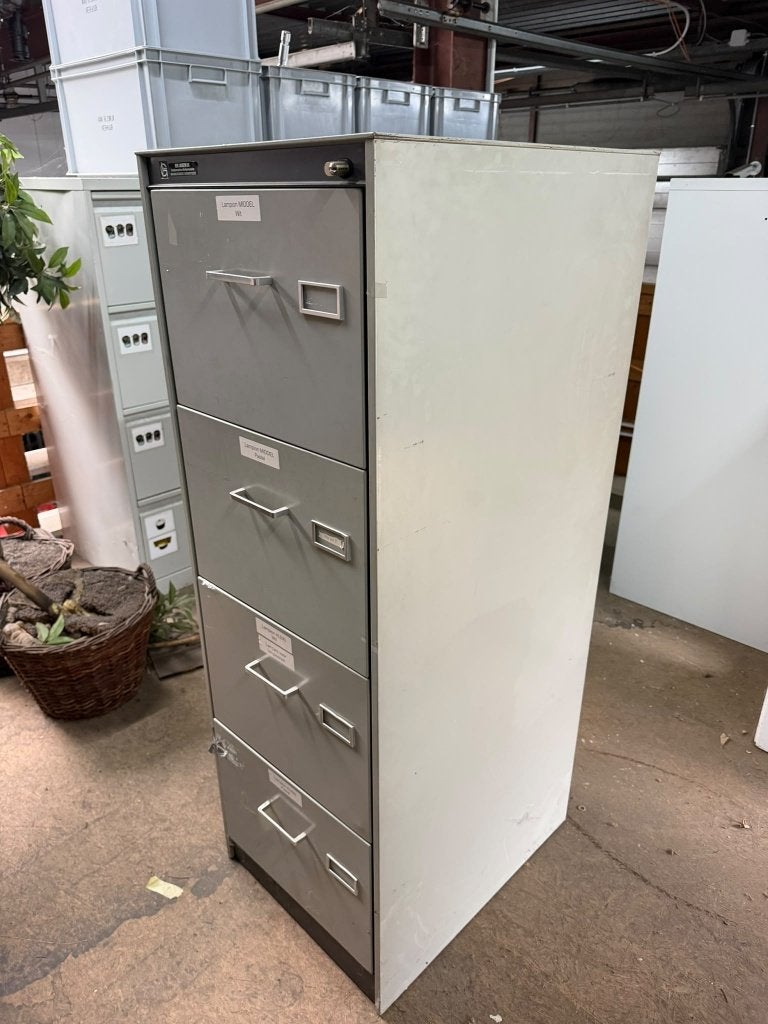 Archiefkast kast met 4 laden opbergkast, Ophalen, Gebruikt, 100 tot 150 cm, 50 tot 100 cm