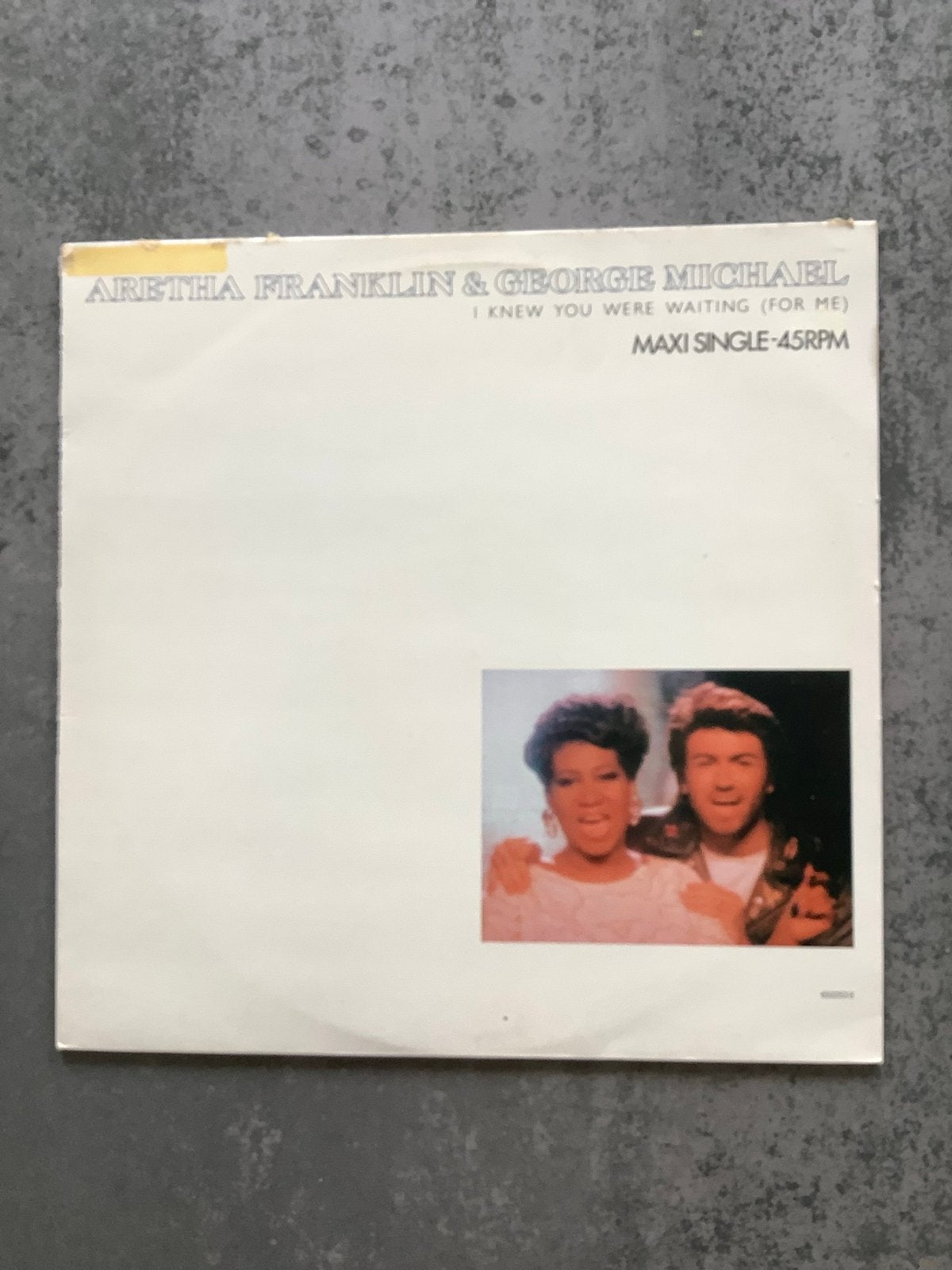 Aretha Franklin & George Michael - I Knew You Were Waiting, Gebruikt, 12 inch, Overige typen, Fotohoes