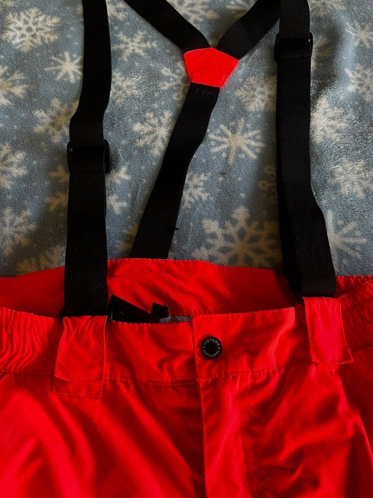 Ski broek Icepeak maat 164 oranje/rood, Broek, Jongen of Meisje, Ophalen of Verzenden, Zo goed als nieuw