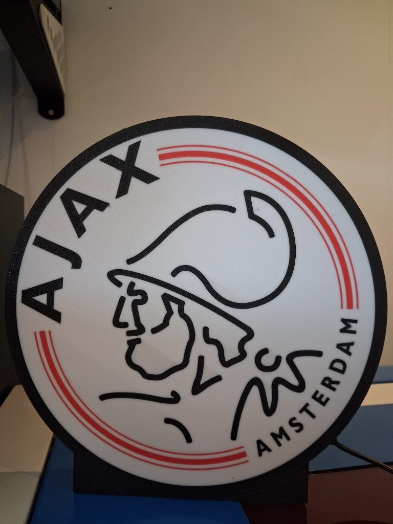 Lichtbak AJAX, Ophalen of Verzenden, Nieuw, Lichtbak of (neon) lamp