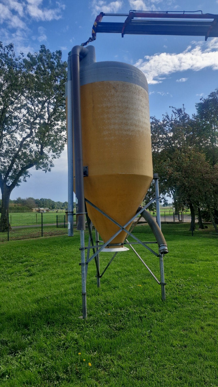 7m3 polem silo met zijaftap, Dieren en Toebehoren, Ophalen of Verzenden