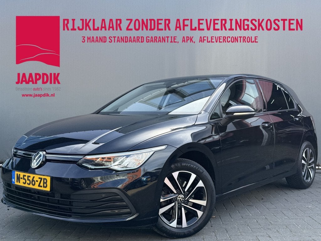 Volkswagen Golf BWJ 2021 1.0 TSI Life 111 PK Business FULL L, Voorwielaandrijving, Stof, Gebruikt, Met garantie (alle)