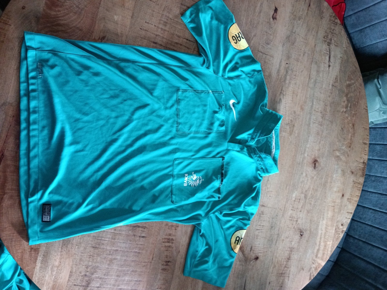 Scheidsrechter shirt Nike KNVB - Maat L, Maat 52/54 (L), Nike, Ophalen of Verzenden, Gedragen