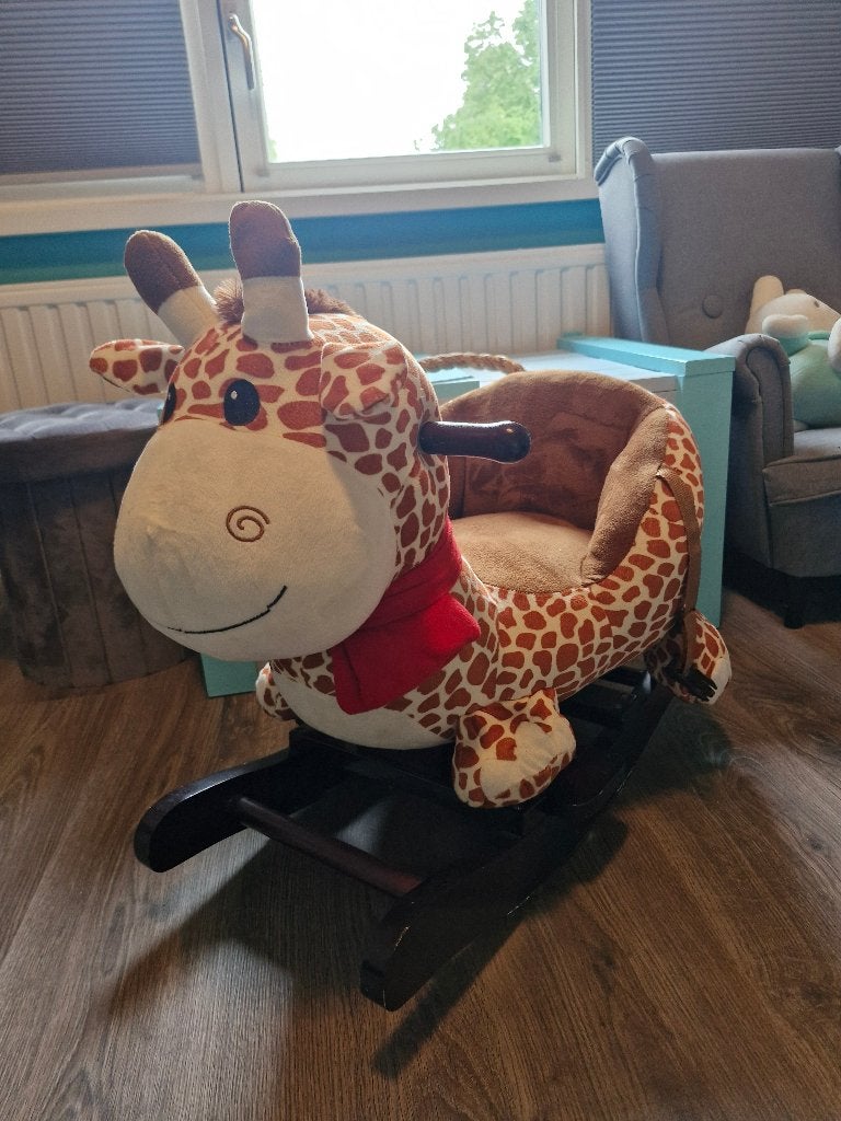 Wip schommeldier giraffe hobbelpaard, Ophalen of Verzenden, Zo goed als nieuw
