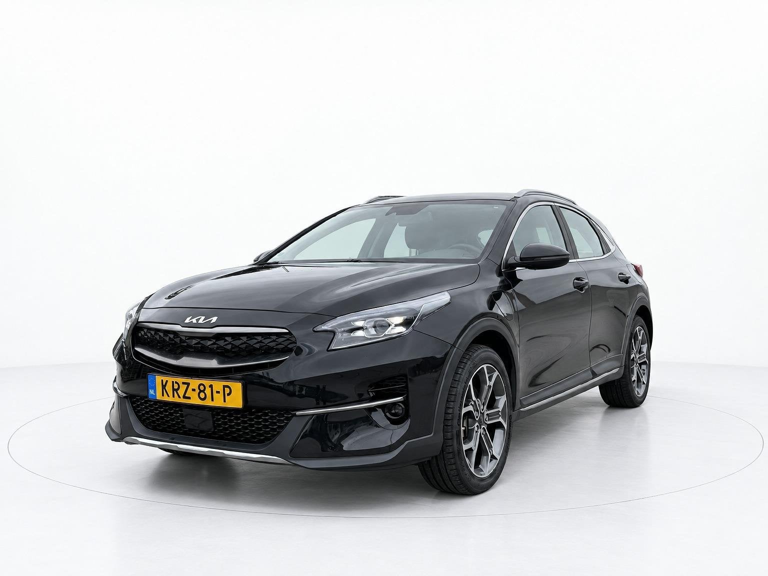 Kia XCeed 1.6 GDi PHEV DynamicLine, Auto's, XCeed, Gebruikt, Leder en Stof, Zwart