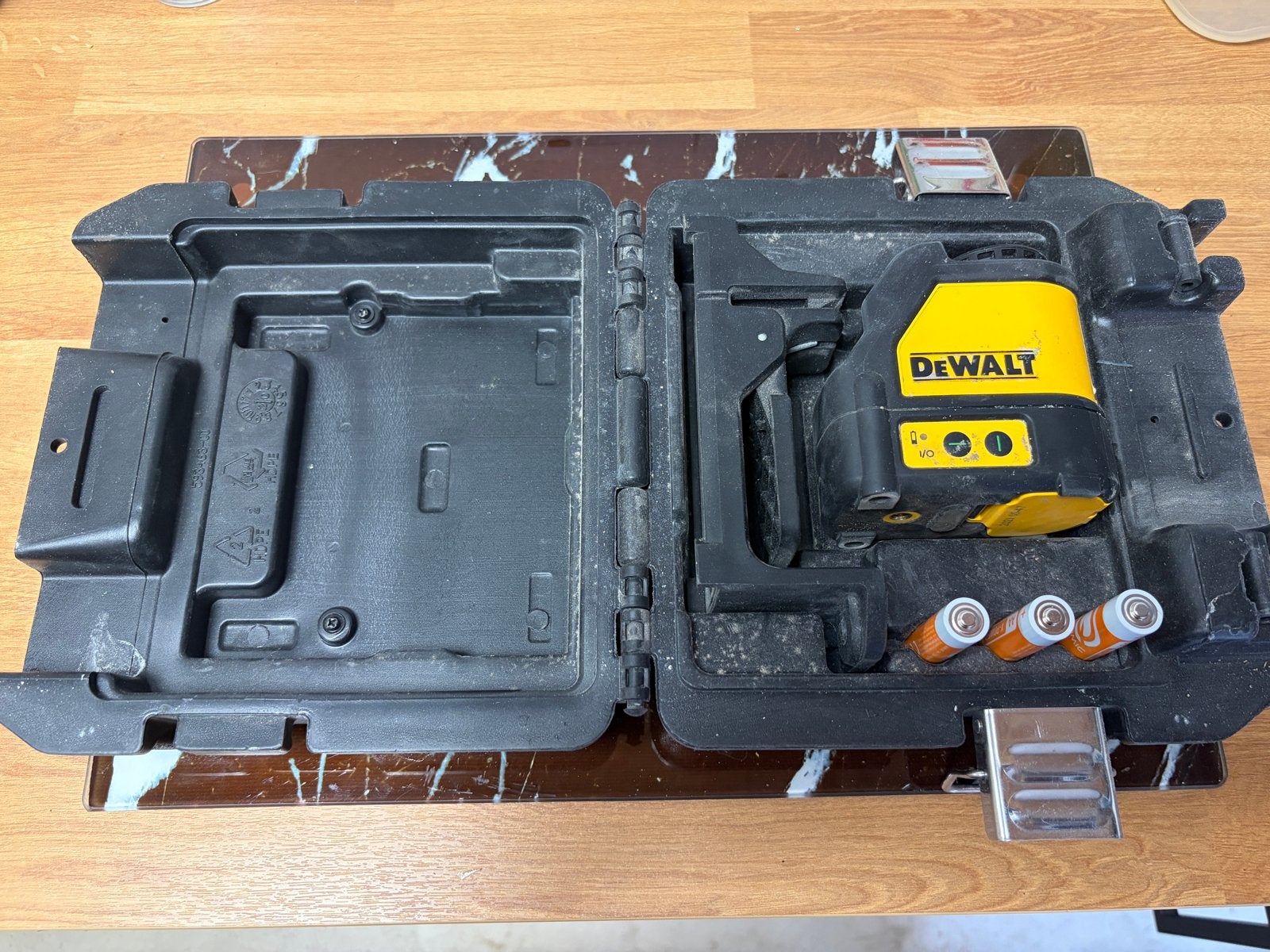 DeWalt DW088gw Kruislijnlaser in koffer, Doe-het-zelf en Verbouw, Gereedschap | Handgereedschap, Ophalen of Verzenden, Gebruikt