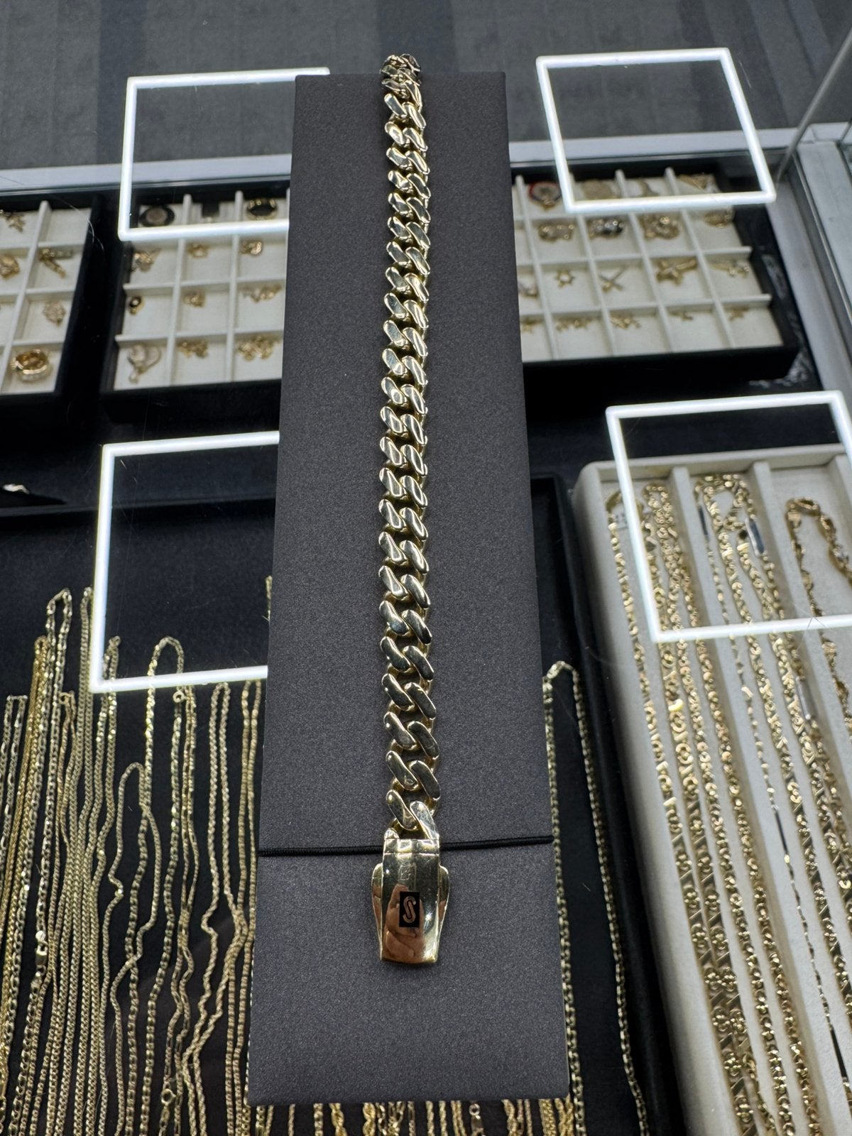 14 Karaat Goud - Armband - Cuban Armband - Nieuw - 12.21gr, Ophalen of Verzenden, Nieuw, Goud, Goud