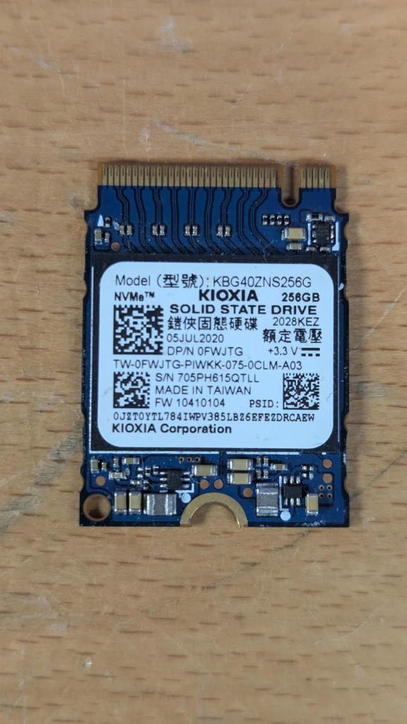 KIOXIA 256GB NVMe SSD M.2 2230 + 2280 montagebeugel, Computers en Software, Harde schijven, Intern, KIOXIA, SSD, Ophalen of Verzenden
