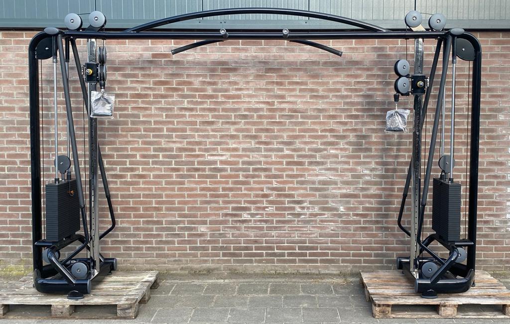 Cable crossover - 2x - 140kg weight stack - GLOEDNIEUW, Sport en Fitness, Ophalen, Nieuw, Krachtstation
