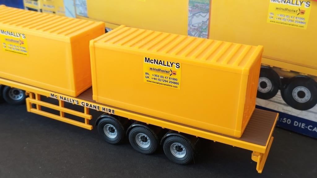Volvo FH 6x4 Flatbed Container Transport 1:50 Corgi Pol, Corgi, Corgi, Corgi@corgi.co.uk, Nieuw