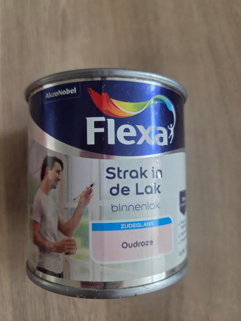 Nieuw Blikje flexa strak in de lak oudroze, Ophalen of Verzenden, Nieuw, Wit, Lak