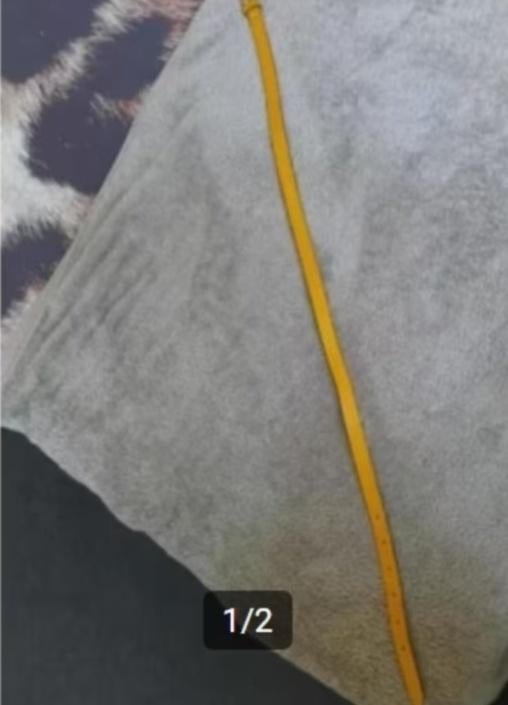 Oker geel smal ceintuur riem college style, Minder dan 3 cm, Tailleriem, Ophalen of Verzenden, Zo goed als nieuw