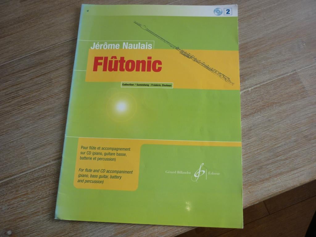 Jerome Naulais - Flutonic, Gebruikt, Klassiek, Dwarsfluit of Piccolo, Ophalen of Verzenden