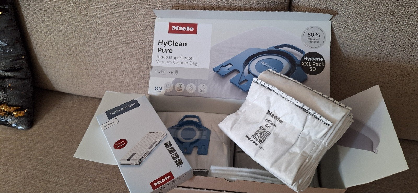Nieuw! Miele HyClean Pure pakket XXL (stofzakken en filters), Stofzak, Inclusief accessoires, Nieuw, Ophalen of Verzenden
