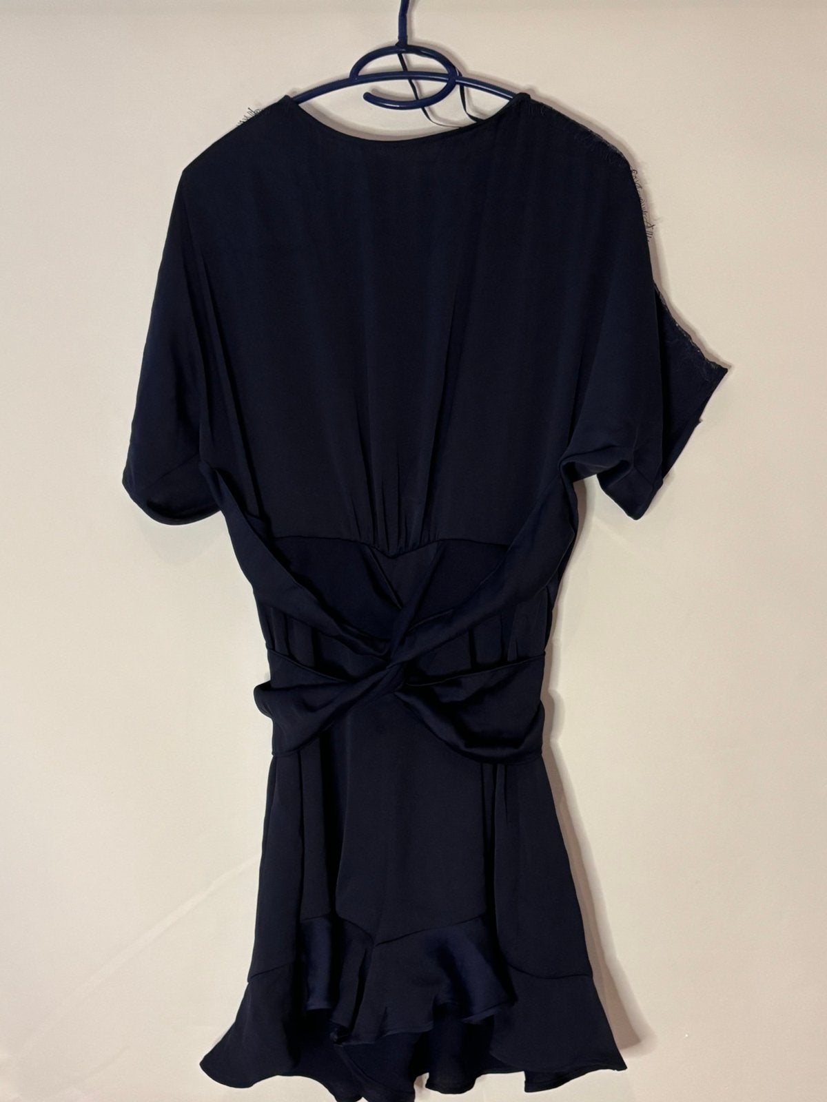 Zara donkerblauwe jumpsuit met kant maat L nieuw, Blauw, ., Maat 42/44 (L), Nieuw