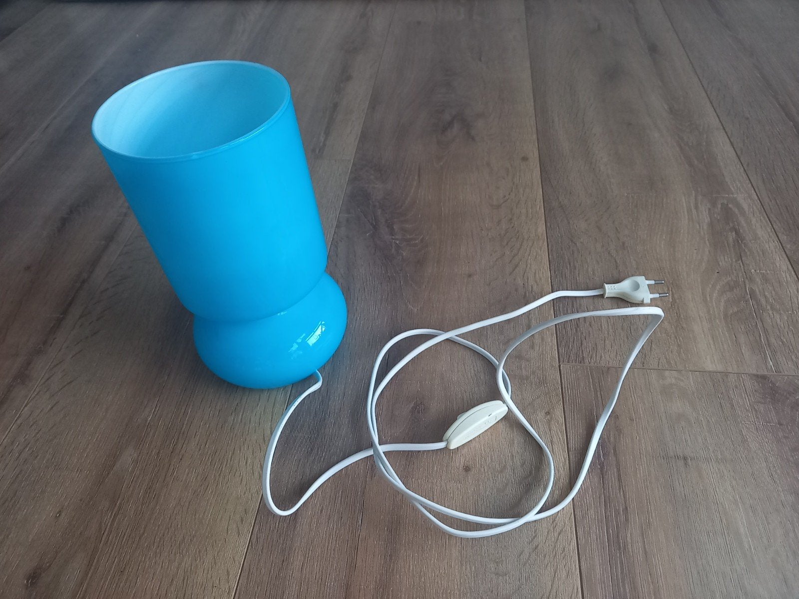 Retro lampje IKEA Lykta turquoise, Vintage, E14 (klein), IKEA, Ophalen