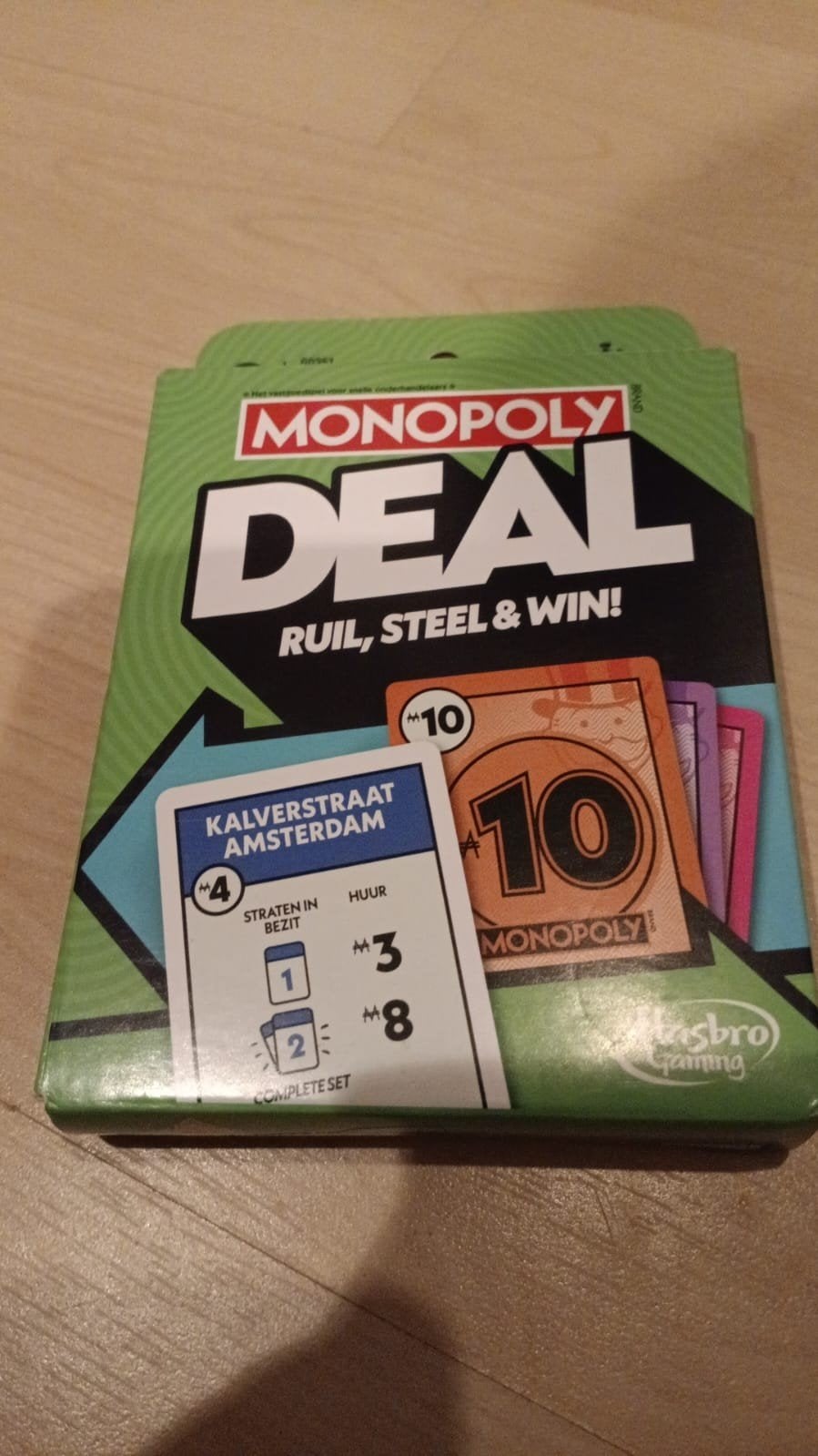 Monopoly Deal Kaartspel - Ruil, Steel & Win!, Hobby en Vrije tijd, Gezelschapsspellen | Bordspellen, Ophalen, Gebruikt, Hasbro Gaming