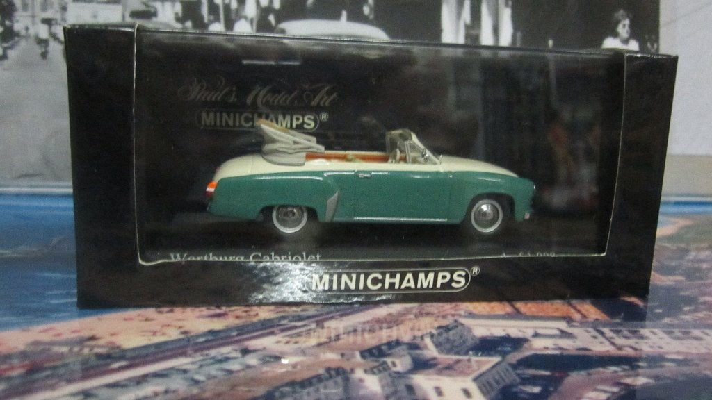 Minichamps Wartburg Cabriolet Modelauto - Nieuw in Doos, Ophalen of Verzenden, Nieuw, Auto, MiniChamps