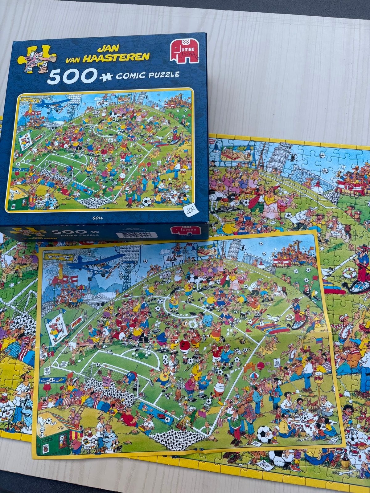 Jan van Haasteren Goal! 500 stukjes legpuzzel, Ophalen, Minder dan 500 stukjes, Zo goed als nieuw, Legpuzzel