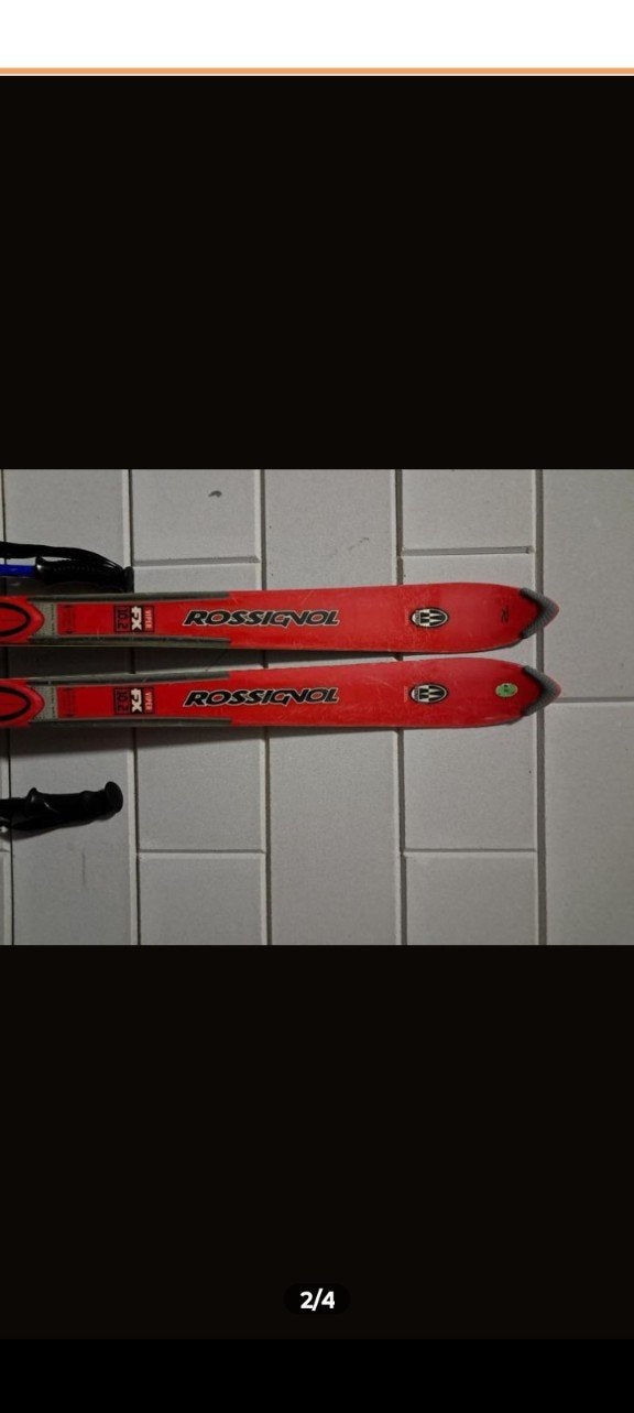 Rossignol Ski's 185 cm met stokken, Ophalen, 160 tot 180 cm, Gebruikt, Rossignol