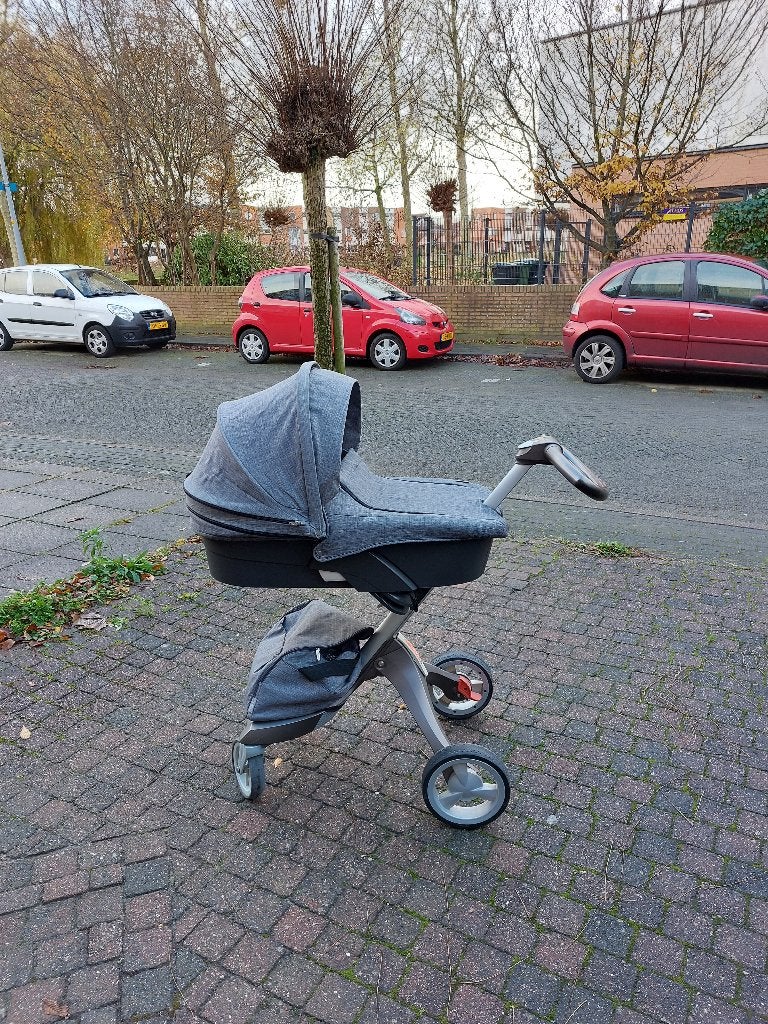 Stevige Stokke Xplory., Kinderen en Baby's, Kinderwagens en Combinaties, Gebruikt, Met reiswieg, Ophalen, Kinderwagen