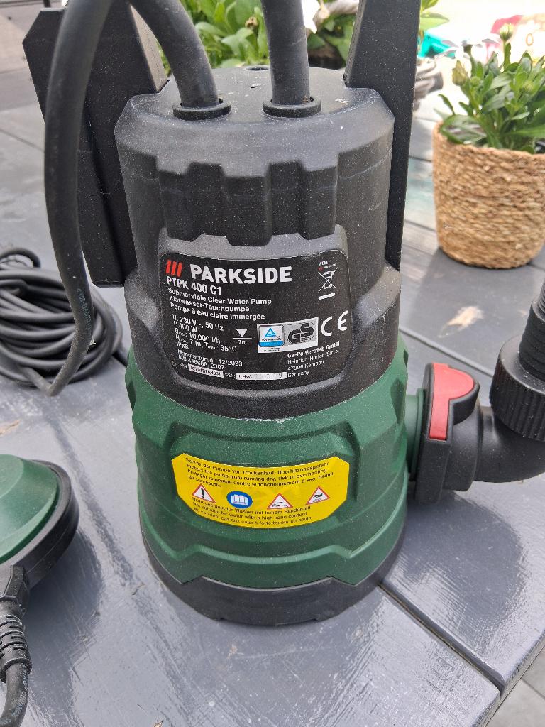 Parkside dompelpomp, Ophalen of Verzenden, Nieuw, Elektrisch, Dompelpomp