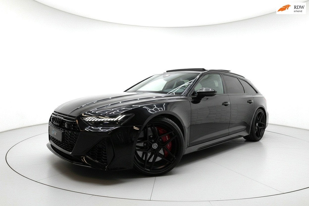 Audi RS6 Avant RS 6 TFSI quattro PANO MILLTEK B&O HUD SFEER, Auto's, Automaat, Dealer onderhouden, Gebruikt, 600 pk