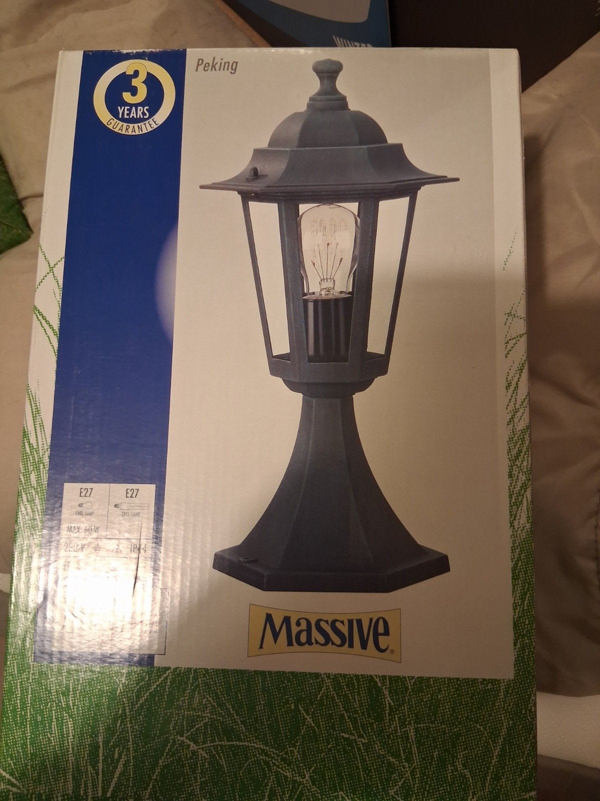 tuinlantaarn 3x verlichting, Ophalen, Minder dan 50 watt, Netvoeding, Nieuw