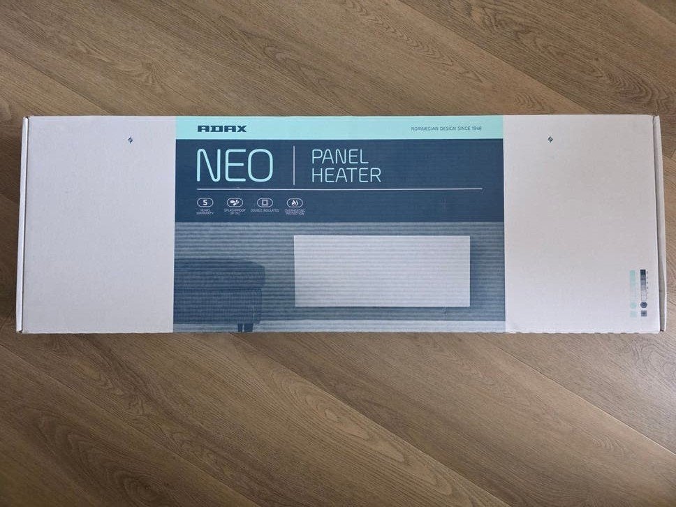 Adax Neo Wifi Elektrische radiator 1200W Wit (3x, p.p.s.), Doe-het-zelf en Verbouw, Verwarming en Radiatoren, Ophalen, 30 tot 80 cm