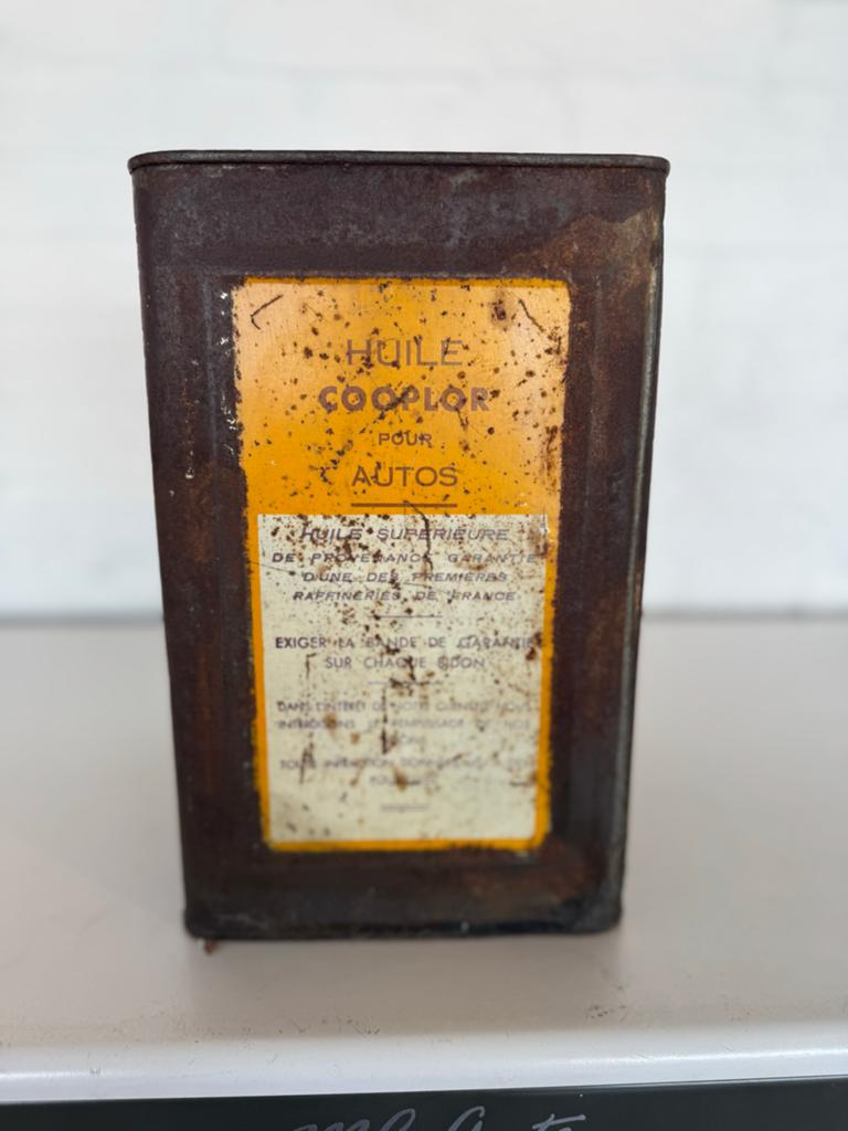 Vintage COOPLOR Olieblik - Authentiek Garage Decor, Ophalen of Verzenden