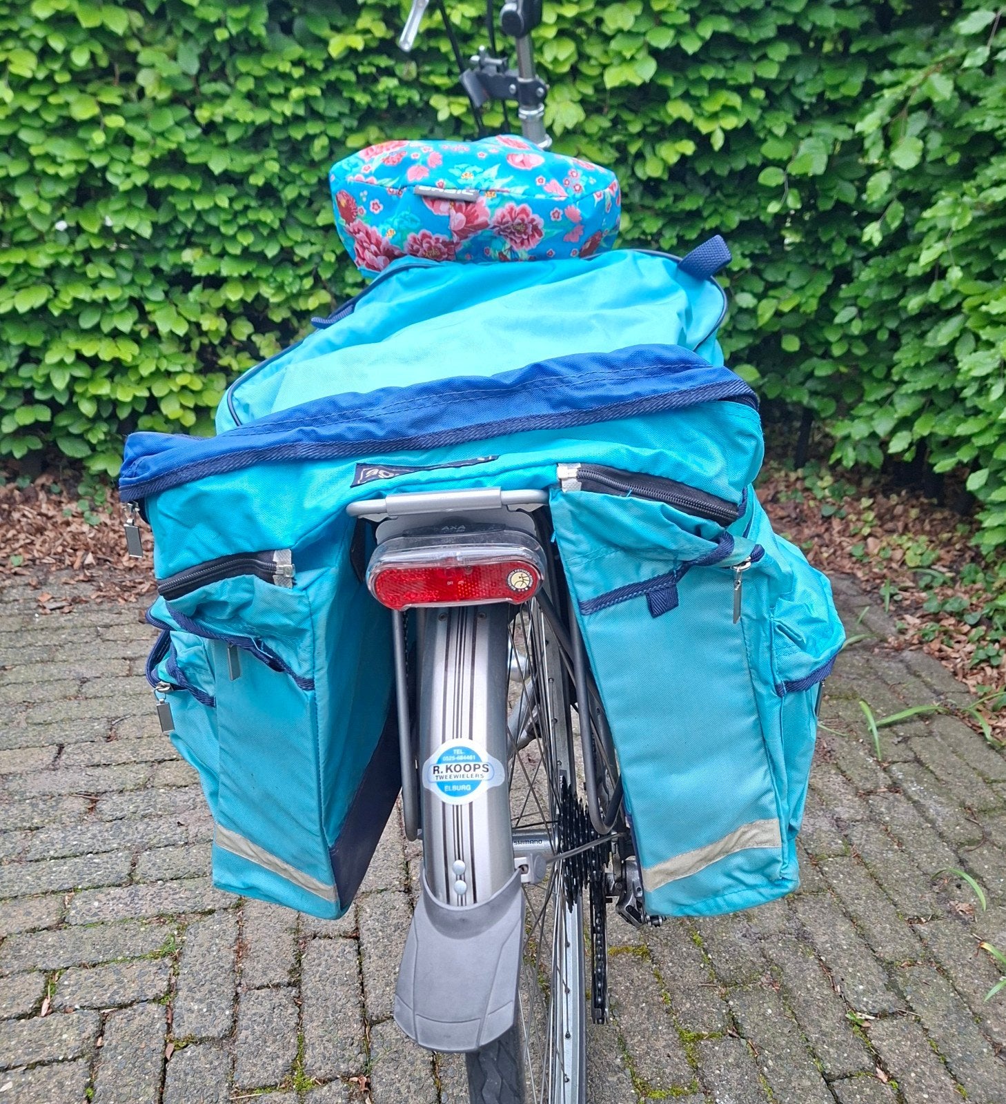 Agu vintage vakantie fietstassen, Fietsen en Brommers, Ophalen of Verzenden, Gebruikt