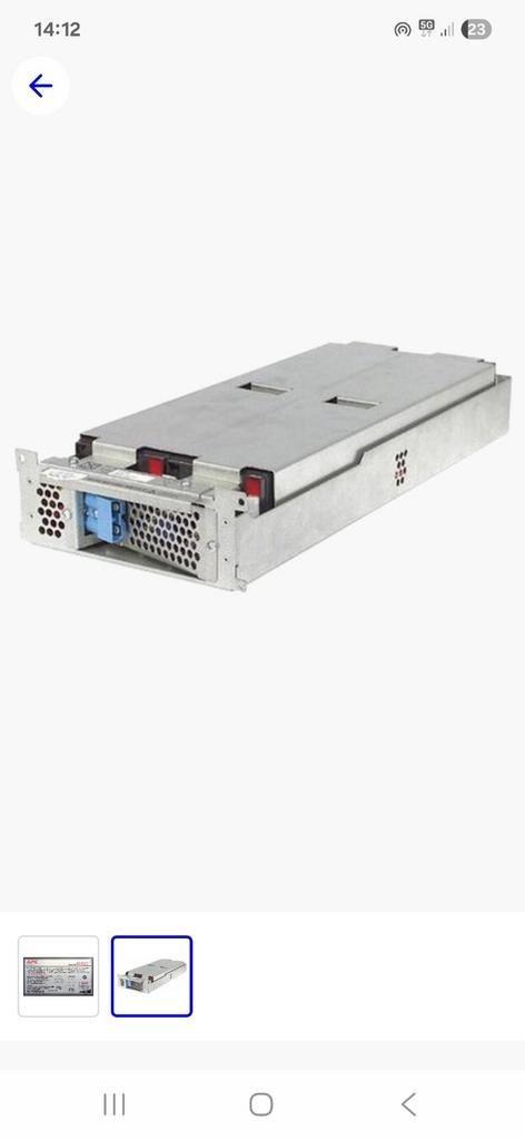 APC RBC43 Vervangende Batterij Cartridge - in Doos, Ophalen of Verzenden, Refurbished, Oplaadbaar