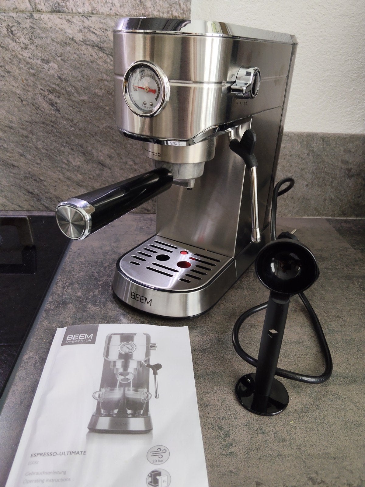 Beem Espresso Ultimate -Koffiezetapparaat  Piston, Ophalen, Espresso apparaat, Gemalen koffie, Zo goed als nieuw