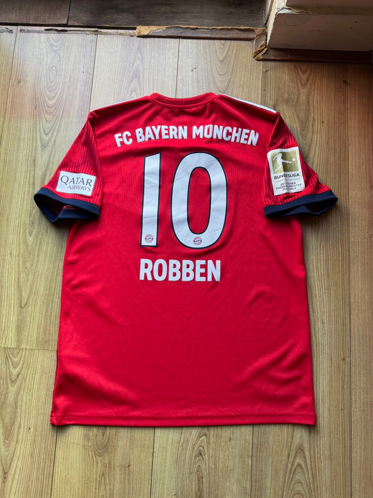 Voetbalshirt FC Bayern München Bayern Munich Arjen Ronnen 10, Ophalen of Verzenden, Zo goed als nieuw, Voetbal