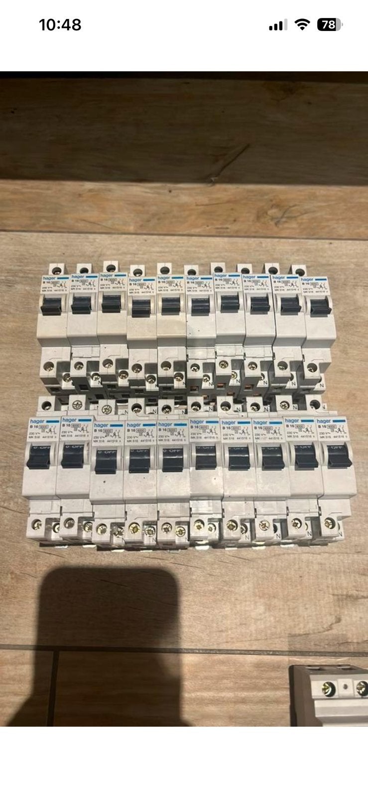Hager installatieautomaten, Doe-het-zelf en Verbouw, Ophalen of Verzenden, Gebruikt, Installatieautomaat