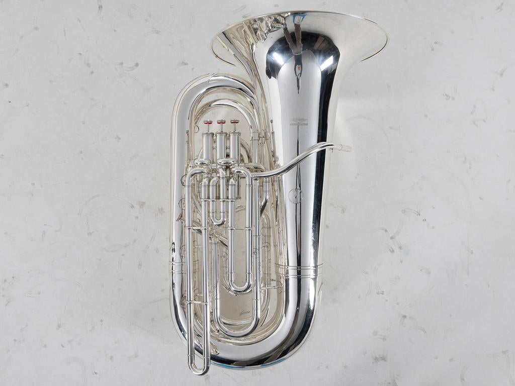 Gebruikte Bastuba Bes Willson 3100 TA-4, gecompenseerd, verz, Muziek en Instrumenten, Blaasinstrumenten | Tuba's, Ophalen, Gebruikt