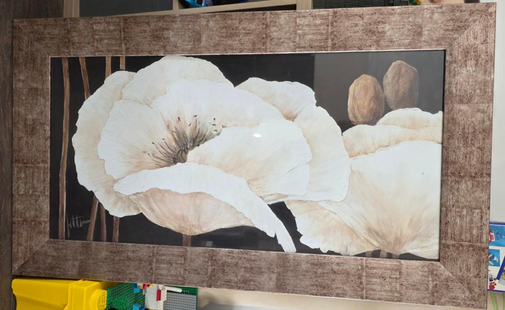 Bloemen schilderij intratuin, Ophalen, Zo goed als nieuw, Schilderij