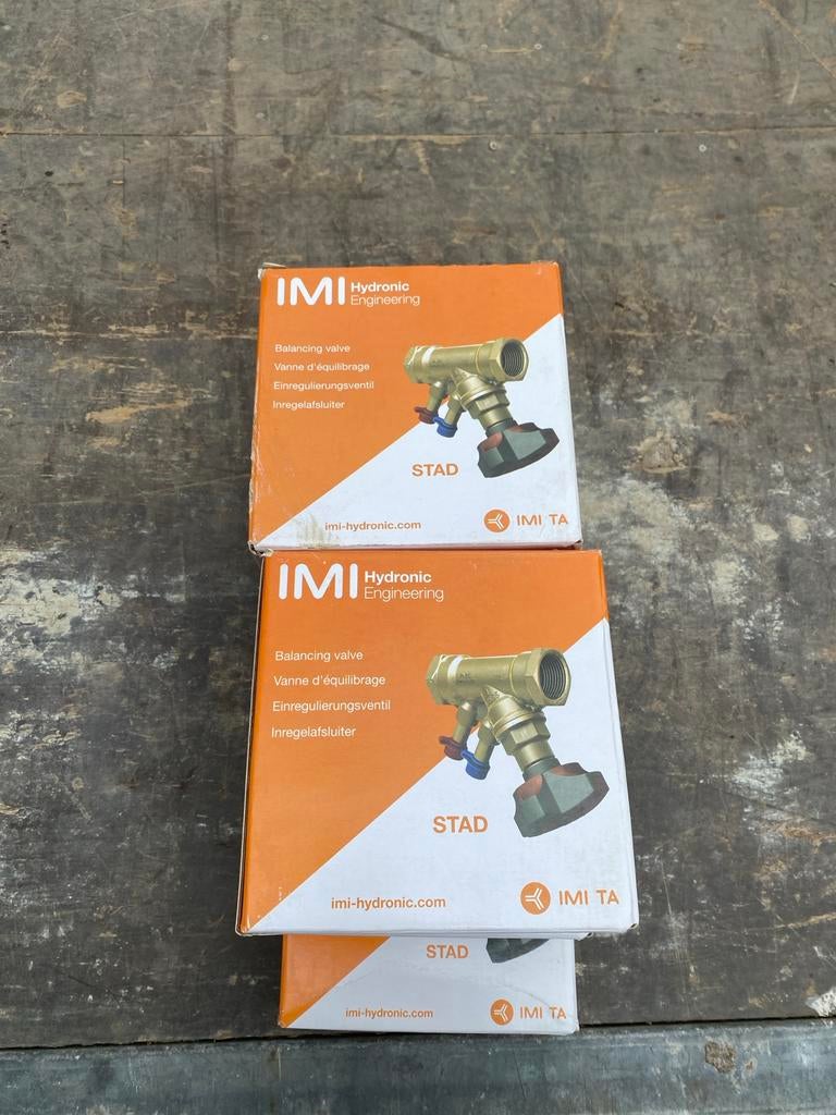 IMI Hydronic Engineering STAD Inregelafsluiter (Nieuw), Overige materialen, Minder dan 20 mm, Overige typen, Nieuw