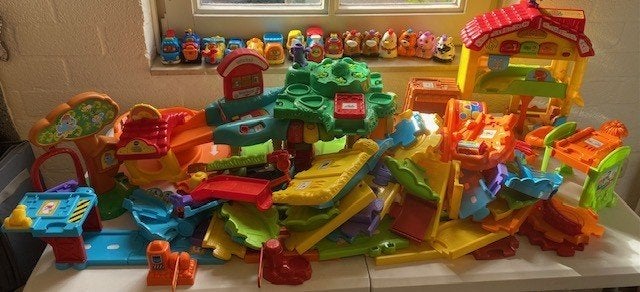 Grote VTech Toet Toet Auto's en Zoef Zoef Dieren collectie, Ophalen, Gebruikt, 6 maanden tot 2 jaar