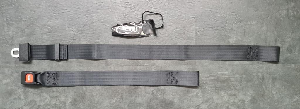 Universele (auto)gordel met 'press'' gesp en lus - 142 cm, Auto diversen, Ophalen of Verzenden