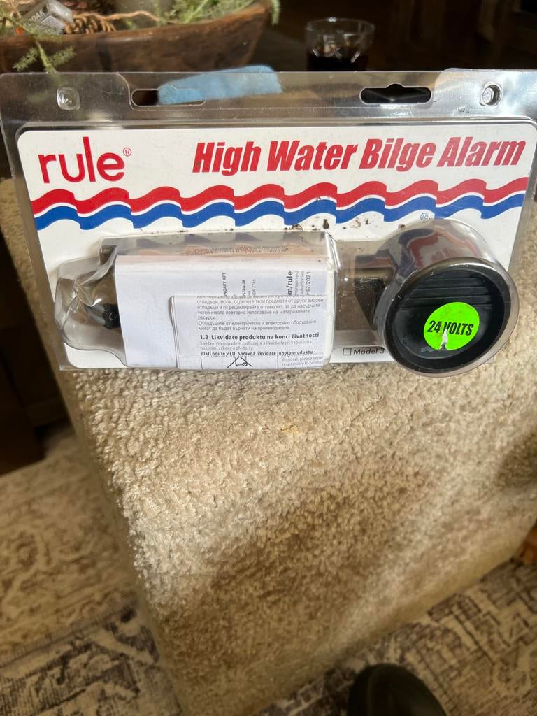 Rule High Water Bilge Alarm 24 volt, Watersport en Boten, Accessoires en Onderhoud, Ophalen of Verzenden, Nieuw, Overige typen