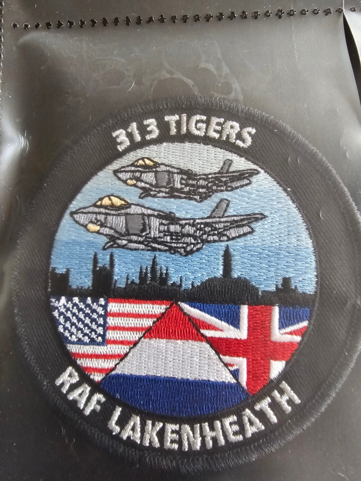 313 squadron lakenheath, Ophalen of Verzenden, Zo goed als nieuw, Patch, Badge of Embleem